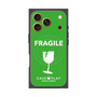 プレミアムスクエアケース with MagSafe［ FRAGILE - Green ］