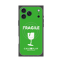 プレミアムスクエアケース with MagSafe［ FRAGILE - Green ］
