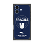 プレミアムスクエアケース with MagSafe［ FRAGILE - Navy ］