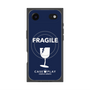 プレミアムスクエアケース with MagSafe［ FRAGILE - Navy ］
