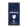 プレミアムスクエアケース with MagSafe［ FRAGILE - Navy ］