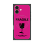 プレミアムスクエアケース with MagSafe［ FRAGILE - Pink ］