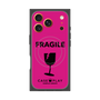 プレミアムスクエアケース with MagSafe［ FRAGILE - Pink ］