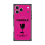 プレミアムスクエアケース with MagSafe［ FRAGILE - Pink ］