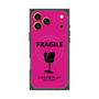 プレミアムスクエアケース with MagSafe［ FRAGILE - Pink ］