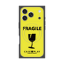 プレミアムスクエアケース with MagSafe［ FRAGILE - Yellow ］