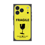 プレミアムスクエアケース with MagSafe［ FRAGILE - Yellow ］