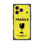 プレミアムスクエアケース with MagSafe［ FRAGILE - Yellow ］
