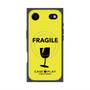プレミアムスクエアケース with MagSafe［ FRAGILE - Yellow ］