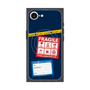 プレミアムスクエアケース with MagSafe［ FRAGILE Stickers - Navy ］