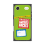プレミアムスクエアケース with MagSafe［ FRAGILE Stickers - Green ］