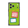 プレミアムスクエアケース with MagSafe［ FRAGILE Stickers - Green ］