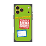 プレミアムスクエアケース with MagSafe［ FRAGILE Stickers - Green ］