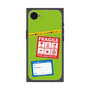 プレミアムスクエアケース with MagSafe［ FRAGILE Stickers - Green ］