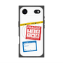 プレミアムスクエアケース with MagSafe［ FRAGILE Stickers - White ］