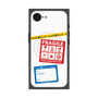 プレミアムスクエアケース with MagSafe［ FRAGILE Stickers - White ］