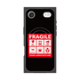プレミアムスクエアケース with MagSafe［ FRAGILE Sticker - Black ］