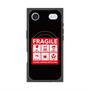 プレミアムスクエアケース with MagSafe［ FRAGILE Sticker - Black ］