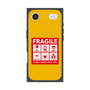 プレミアムスクエアケース with MagSafe［ FRAGILE Sticker - Yellow ］