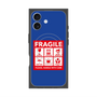 プレミアムスクエアケース with MagSafe［ FRAGILE Sticker - Blue ］