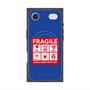 プレミアムスクエアケース with MagSafe［ FRAGILE Sticker - Blue ］