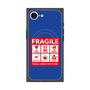 プレミアムスクエアケース with MagSafe［ FRAGILE Sticker - Blue ］