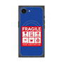 プレミアムスクエアケース with MagSafe［ FRAGILE Sticker - Blue ］