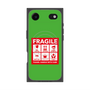 プレミアムスクエアケース with MagSafe［ FRAGILE Sticker - Green ］