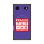プレミアムスクエアケース with MagSafe［ FRAGILE Sticker - Purple ］