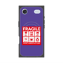プレミアムスクエアケース with MagSafe［ FRAGILE Sticker - Purple ］