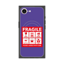 プレミアムスクエアケース with MagSafe［ FRAGILE Sticker - Purple ］
