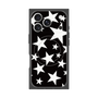 プレミアムスクエアケース with MagSafe［ Stars - Black ］