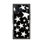 プレミアムスクエアケース with MagSafe［ Stars - Black ］
