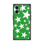 プレミアムスクエアケース with MagSafe［ Stars - Green ］