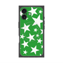 プレミアムスクエアケース with MagSafe［ Stars - Green ］