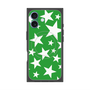 プレミアムスクエアケース with MagSafe［ Stars - Green ］