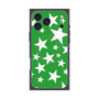 プレミアムスクエアケース with MagSafe［ Stars - Green ］