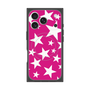 プレミアムスクエアケース with MagSafe［ Stars - Pink ］