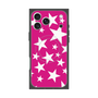 プレミアムスクエアケース with MagSafe［ Stars - Pink ］