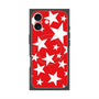 プレミアムスクエアケース with MagSafe［ Stars - Red ］