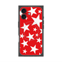 プレミアムスクエアケース with MagSafe［ Stars - Red ］