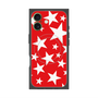 プレミアムスクエアケース with MagSafe［ Stars - Red ］