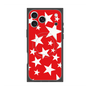 プレミアムスクエアケース with MagSafe［ Stars - Red ］