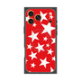 プレミアムスクエアケース with MagSafe［ Stars - Red ］