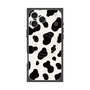 プレミアムスクエアケース with MagSafe［ Cow - White ］