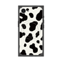 プレミアムスクエアケース with MagSafe［ Cow - White ］