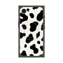 プレミアムスクエアケース with MagSafe［ Cow - White ］