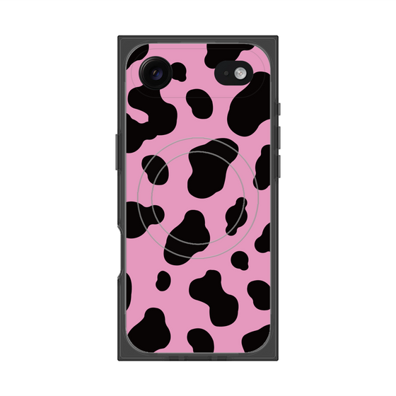 プレミアムスクエアケース with MagSafe［ Cow - Pink ］