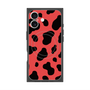 プレミアムスクエアケース with MagSafe［ Cow - Red ］