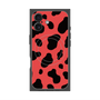 プレミアムスクエアケース with MagSafe［ Cow - Red ］